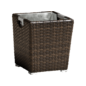 Gartendekoration - Plantiflor Rattan Blumenkübel 31 cm im Angebot