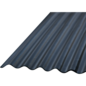 Terrassenüberdachungen - Kunststoff-Wellplatte schwarz im Angebot