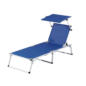 FLORABEST Aluminium-Sonnenliege, blau im Angebot