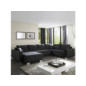 Stilando Ausziehbares Sofa in Schwarz Jule im Angebot