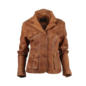 Damen-Lederjacke im Angebot