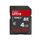 SD / SDHC - SanDisk Ultra 4GB SDHC Card im Angebot